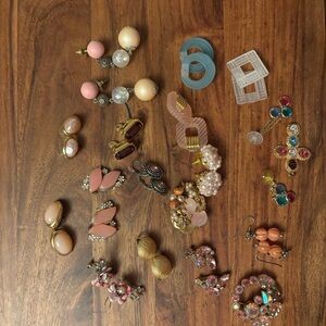 Assorted Vintage Earrings Collection - fun, pretty and bold